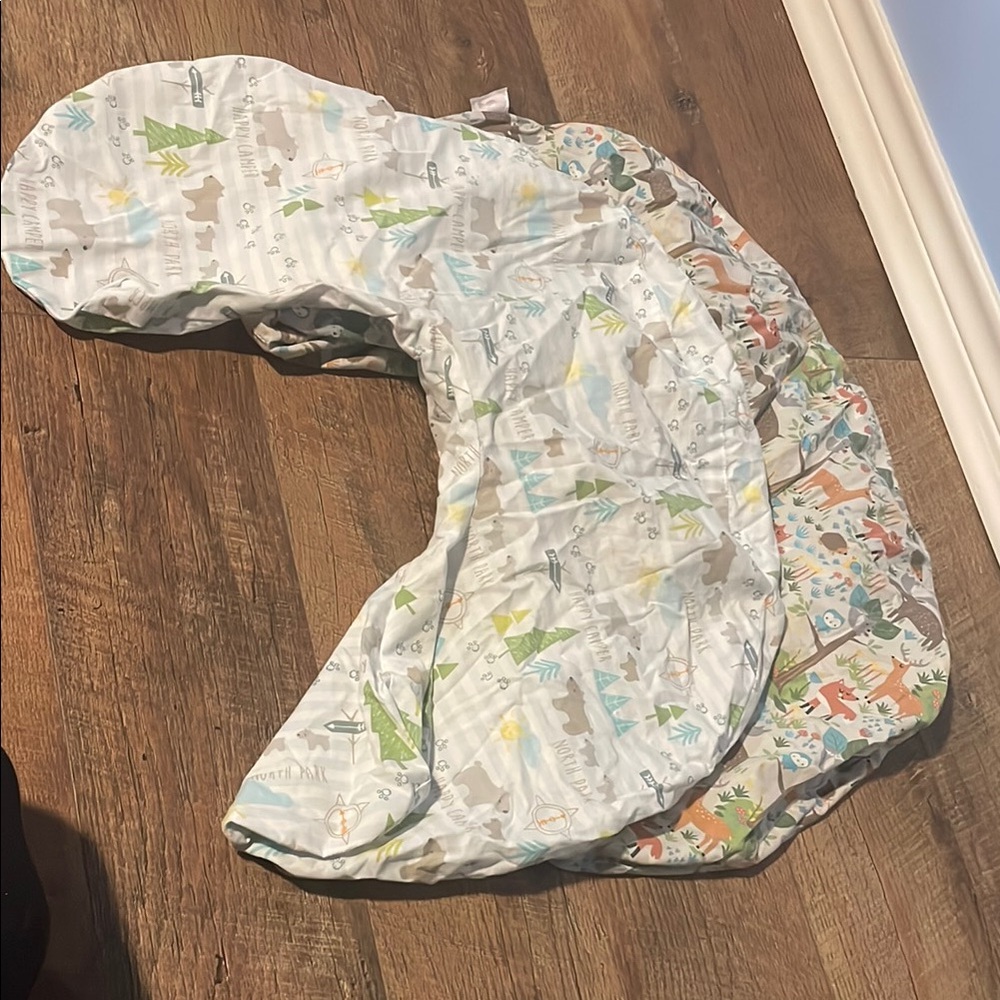 Boppy Forest Friends Print Nursing Pillow Cover Bundle